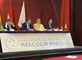 OLMEDO FUE ELECTO PRESIDENTE DEL PARLASUR