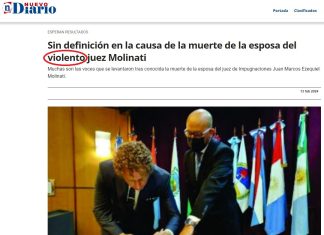 PARA LA PRENSA LOCAL EL JUEZ MOLINATI ES UN “VIOLENTO”