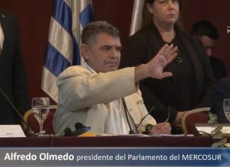PAPELÓN ÉPICO DE ALFREDO OLMEDO EN EL PARLASUR