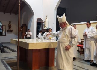 EL GALPÓN: SE REALIZÓ UNA CEREMONIA DEDICADA AL TEMPLO SAN FRANCISCO SOLANO
