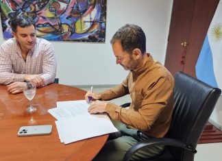 EL MUNICIPIO COORDINA OBRAS CON AGUAS DEL NORTE PARA AVANZAR CON EL PLAN DE REPARACIÓN DE CALLES