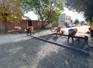 COLOCARON NUEVO HORMIGÓN EN PUEYRREDÓN AL 2.800 Y EN VICENTE LÓPEZ AL 2.700