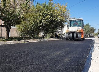 AVANZA LA CONSTRUCCIÓN DEL NUEVO PAVIMENTO EN AV. SAAVEDRA