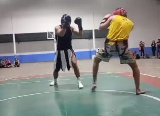 EXHIBICION DE BOX EN EL GALPÓN