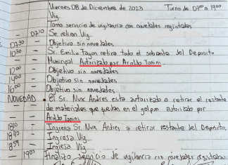 APARECIÓ BETTINA Y TAMBIEN UN CUADERNO QUE COMPLICA A TONINI