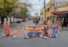 LA MUNICIPALIDAD COLOCÓ NUEVO HORMIGÓN EN JUNÍN Y RIVADAVIA