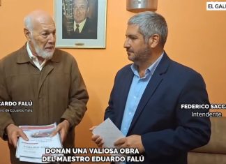 EL GALPÓN: EL MUNICIPIO RECIBIÓ EN DONACIÓN, LAS PARTITURAS DE LA SUITE ARGENTINA DEL MAESTRO EDUARDO FALÚ