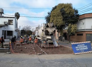 SE COLOCÓ NUEVO HORMIGÓN EN LA RIOJA Y LAPRIDA
