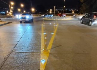 ILUMINAN LAS OBRAS DE SEÑALIZACIÓN DE AV. JUAN XXIII Y AV. SAN MARTÍN