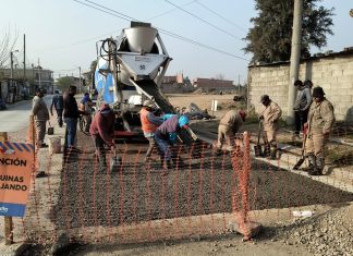 EL MUNICIPIO COLOCÓ NUEVO HORMIGÓN EN BARRIO SCALABRINI ORTÍZ