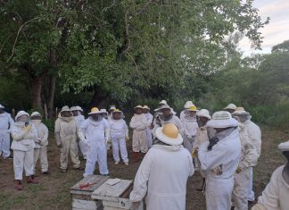 APICULTORES DE TODA LA PROVINCIA EN EL GALPÓN