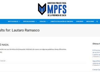 HERMETISMO TOTAL EN EL CASO RAMASCO: ¿POR QUÉ LA FISCALÍA NO DA A CONOCER LOS RESULTADOS DE LA AUTOPSIA?