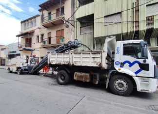 VERANO EN OBRA: REALIZAN FRESADO PARA LA REPAVIMENTACIÓN DE CALLE ITUZAINGÓ