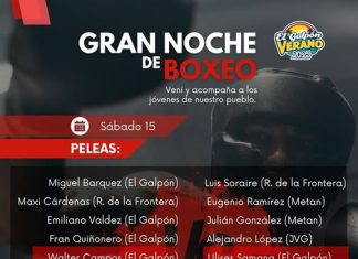 GRAN NOCHE DE BOXEO EN EL GALPÓN: LOS MEJORES PÚGILES SUBEN AL RING ESTE SÁBADO