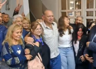 OBSECUENTES RECIBEN A BERNI EN EL PJ DE SALTA