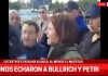 VECINOS ECHARON A BULLRICH Y PETRI EN BAHÍA BLANCA ENTRE INSULTOS Y FORCEJEOS