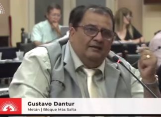 GUSTAVO DANTUR SE PRESENTA PARA LA REELECCIÓN CON EL FRENTE SALTEÑO