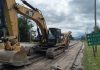 AVANZAN LAS OBRAS DE RECUPERACIÓN DE CALZADA EN LA AVDA. EX COMBATIENTES DE MALVINAS