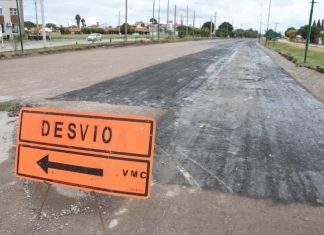PLAN VIAL ZONA SUR: COMENZÓ LA COLOCACIÓN DEL NUEVO PAVIMENTO