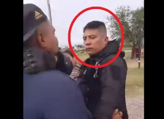 POLICÍA BORRACHO PROVOCÓ PÁNICO EN BARRIO SAN IGNACIO