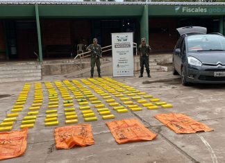 NARCOCRIMINALIDAD: IMPUTACION Y PRISIÓN PREVENTIVA PARA UN CONDUCTOR QUE LLEVABA 194 KILOS DE COCAÍNA OCULTOS EN EL PISO DE UN AUTOMÓVIL