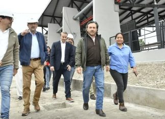 SÁENZ SUPERVISÓ EL AVANCE DE DOS OBRAS CLAVE EN GÜEMES: LA NUEVA TERMINAL DE ÓMNIBUS Y LA TÉCNICA TESLA