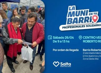 EL SÁBADO 26 “LA MUNI EN TU BARRIO” VISITARÁ LA ZONA OESTE ALTA