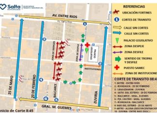 OPERATIVOS DE TRÁNSITO POR SEMANA SANTA Y EL ANIVERSARIO DE LA FUNDACIÓN DE SALTA