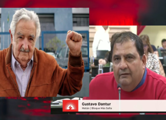 EMOTIVO HOMENAJE DEL DIPUTADO GUSTAVO DANTUR AL PEPE MUJICA