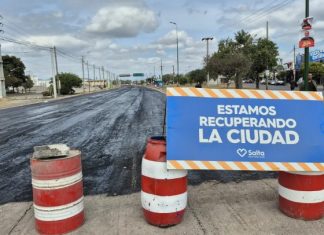 PLAN VIAL SUR: AVANZA LA COLOCACIÓN DEL NUEVO PAVIMENTO