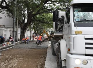 EJECUTARON OBRAS DE HORMIGONADO EN 12 DE OCTUBRE Y BALCARCE