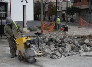 EFECTÚAN OBRAS DE HORMIGONADO EN CORRIENTES Y SANTA FE