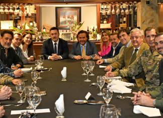 OPERACIÓN ROCA: SÁENZ SE REUNIÓ CON EL MINISTRO DE DEFENSA DE NACIÓN, LUIS PETRI