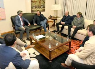 SÁENZ Y EL PRESIDENTE DE LA UIA ANALIZARON LA AGENDA PRODUCTIVA Y COMPETITIVA DE SALTA