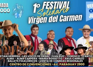 ÉSTE VIERNES SE REALIZARÁ EL 1° FESTIVAL SOLIDARIO “VIRGEN DEL CARMEN”