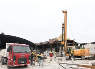 AVANZAN LAS OBRAS DE RECONSTRUCCIÓN DEL MERCADO SAN MIGUEL