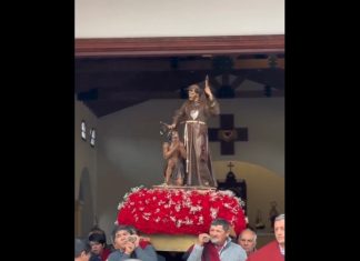 EN EL GALPÓN LA FE CAMINÓ JUNTO A SAN FRANCISCO SOLANO