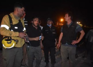 SÁENZ SUPERVISÓ EL OPERATIVO DE ASISTENCIA A FAMILIAS AFECTADAS POR INCENDIO EN BARRIO AMPLIACIÓN 20 DE JUNIO