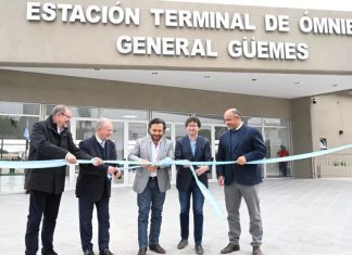 “LA TERMINAL DE GÜEMES ES DE SALTA, PAGADA Y TERMINADA POR LOS SALTEÑOS”