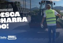 DESCACHARRADO: LA MUNICIPALIDAD TRABAJA ESTE MARTES EN LA ZONA OESTE ALTA