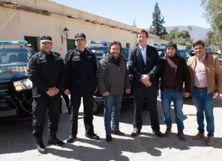 CON NUEVOS MÓVILES POLICIALES EL GOBIERNO DE SÁENZ CONTINÚA REFORZANDO LA SEGURIDAD EN LOS VALLE CALCHAQUÍES