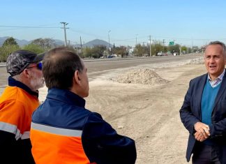 AVANZA LAS OBRAS DEL NUEVO PUENTE Y COSTANERA EN VAQUEROS
