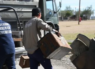 EN LA ZONA OESTE ALTA SE CONCRETÓ UN NUEVO OPERATIVO DE DESCACHARRADO