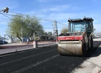 PLAN VIAL ZONA SUR: CONTINÚAN LAS OBRAS EN DIVERSOS TRAMOS