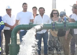 SÁENZ HABILITÓ UN NUEVO POZO DE AGUA POTABLE QUE BENEFICIARÁ A MÁS DE 10 MIL VECINOS DE SAN CARLOS