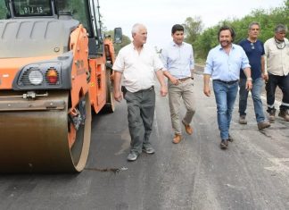 SÁENZ EN LA RUTA NACIONAL 50: “ESTAMOS PONIENDO EN CONDICIONES LA TRAZA PORQUE LA GENTE NO PUEDE SEGUIR ESPERANDO”
