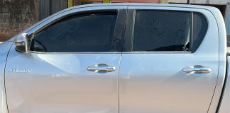 BALEARON LA CAMIONETA DE JUAN MANUEL URTUBEY