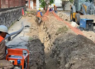 LA PROVINCIA INICIÓ LA RENOVACIÓN DE MÁS 7.000 METROS DE CAÑERÍAS EN CIUDAD DEL MILAGRO