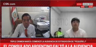 PERÚ: EL CARNICERO “PEQUEÑO J” RECHAZÓ LA EXTRADICIÓN VOLUNTARIA