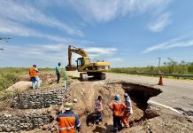 TRABAJOS DE EMERGENCIA SOBRE LA RUTA NACIONAL 16